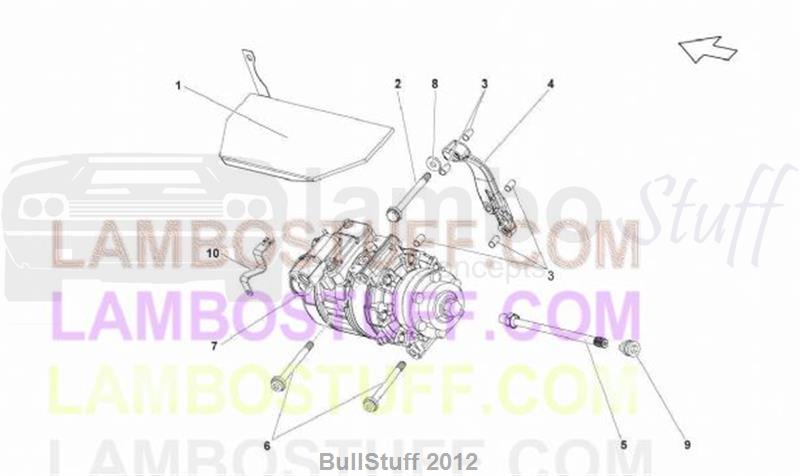 2010 Lamborghini GALLARDO LP 550-2 COUPE USA AIR CONDITIONING SYSTEM (260.01.00)
